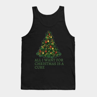 All I Want For Christmas Is A Cure Tank Top